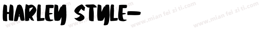 Harley Style字体转换